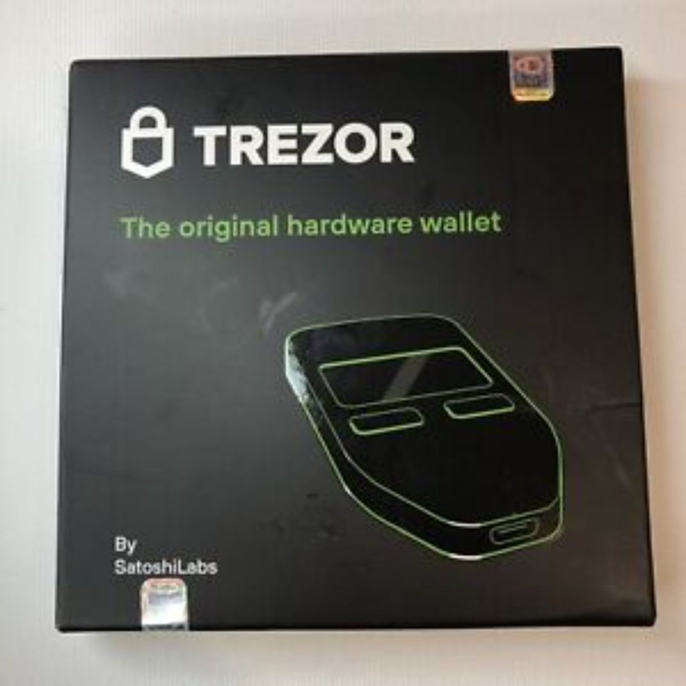 Trezor Model One - Crypto Hardware Wallet - the Most Trusted Cold Black- *SEALED